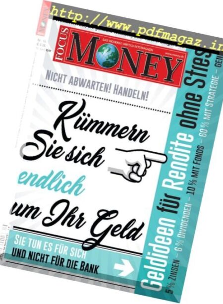 Focus Money – 12 April 2017 Cover