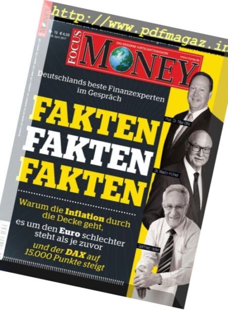 Focus Money – 26 April 2017 Cover