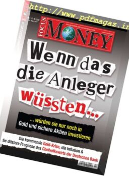 Focus Money – 29 Marz 2017