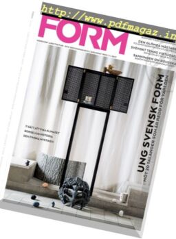 Form Sweden – Nr.1, 2017