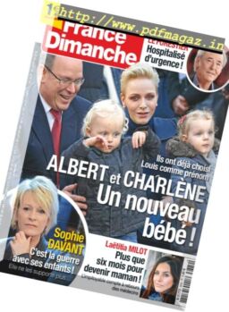 France Dimanche – 7 au 13 Avril 2017
