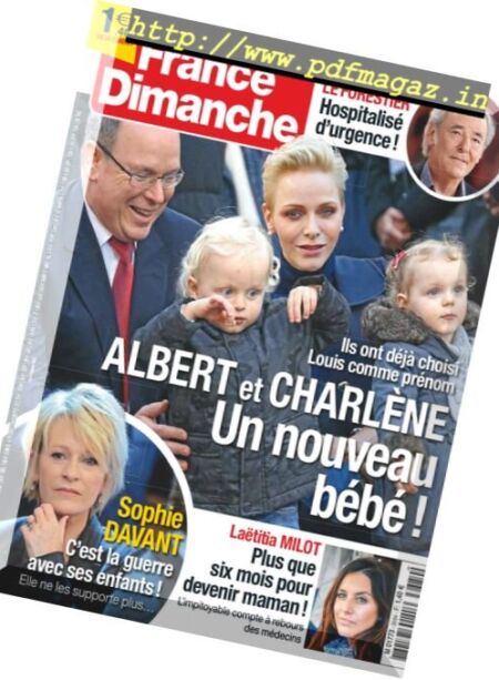 France Dimanche – 7 au 13 Avril 2017 Cover