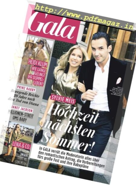 Gala Germany – 20 April 2017 Cover