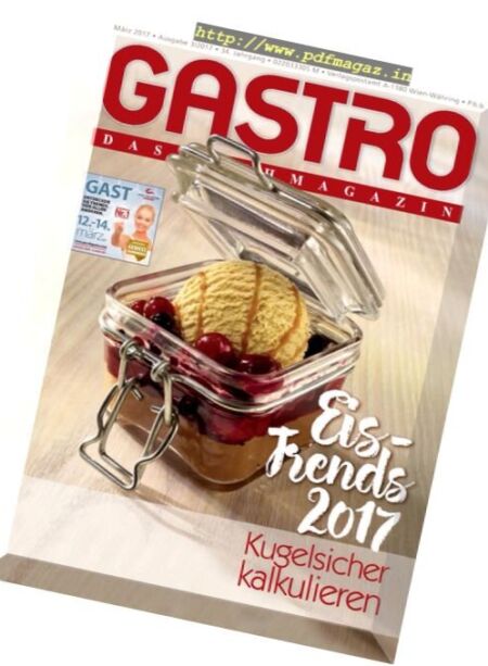 Gastro das Fachmagazin – Marz 2017 Cover