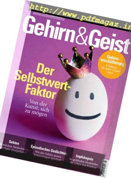 Gehirn und Geist – Mai 2017 Cover