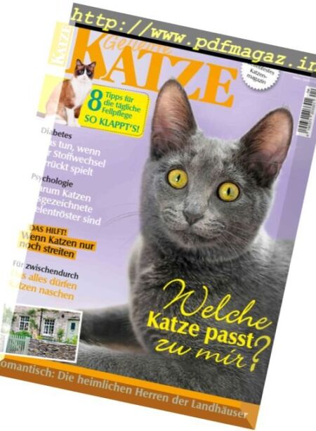 Geliebte Katze – April 2017 Cover