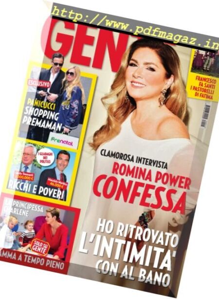 Gente Italia – 21 Marzo 2017 Cover