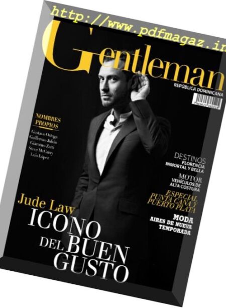 Gentleman Republica Dominicana – Marzo 2017 Cover