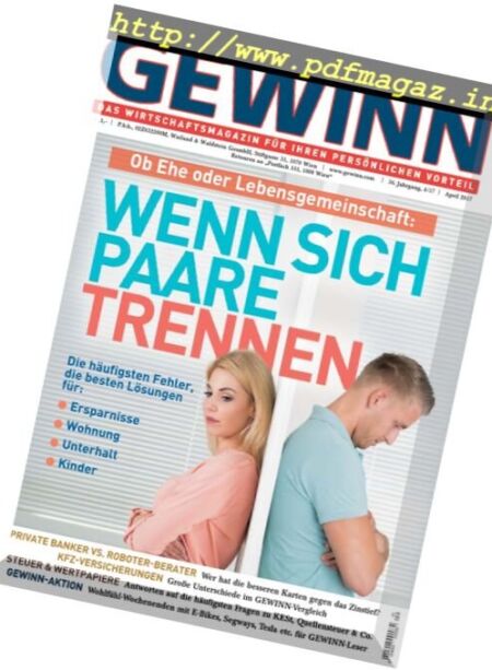 Gewinn Germany – April 2017 Cover