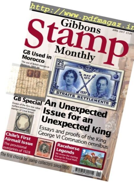 Gibbons Stamp Monthly – April 2017 Cover