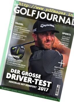 Golf Journal – April 2017