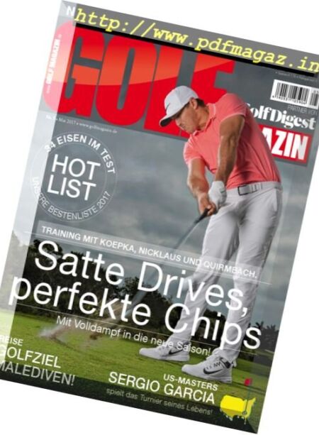 Golf Magazin – Mai 2017 Cover