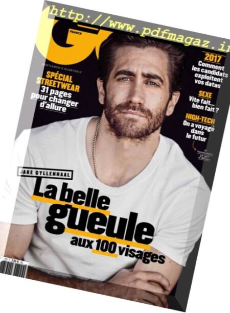 GQ France – Avril 2017 Cover