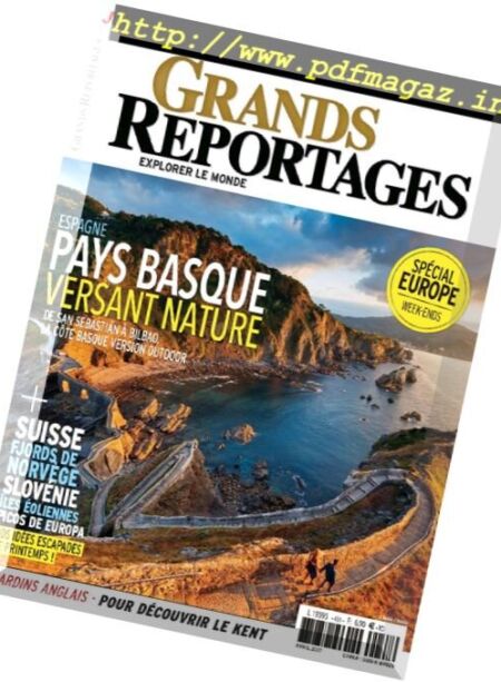 Grands Reportages – Avril 2017 Cover