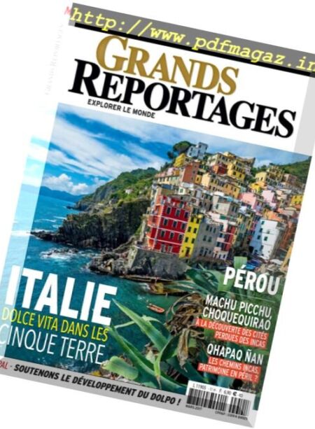 Grands Reportages – Mars 2017 Cover
