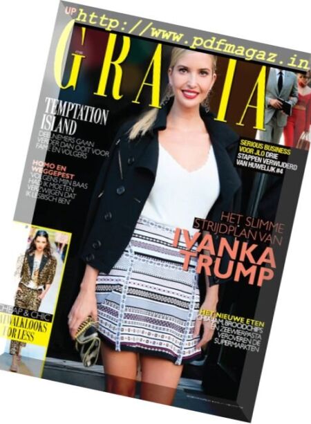 Grazia Netherlands – 12-18 April 2017 Cover