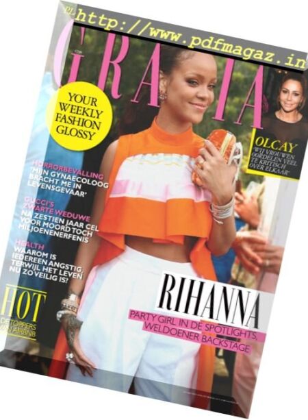 Grazia Netherlands – 5-11 April 2017 Cover