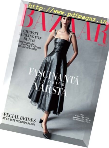Harper’s Bazaar Romania – Aprilie 2017 Cover