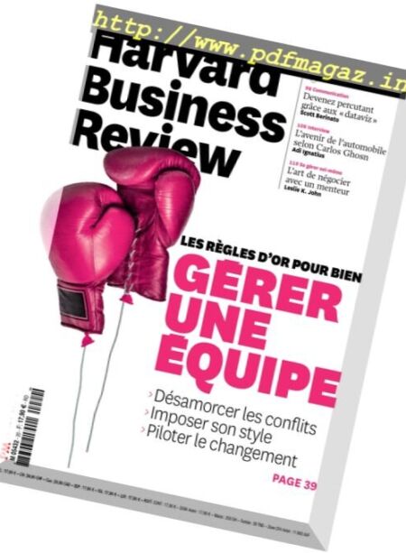 Harvard Business Review France – Avril-Mai 2017 Cover