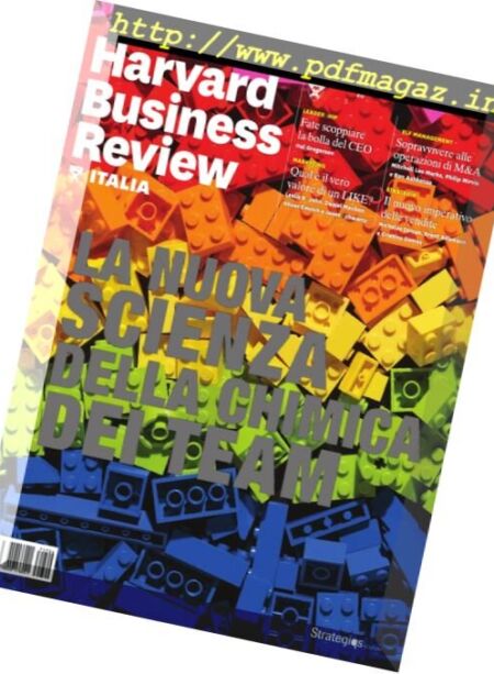 Harvard Business Review Italia – Aprile 2017 Cover