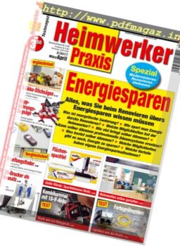 Heimwerker Praxis – Marz-April 2017