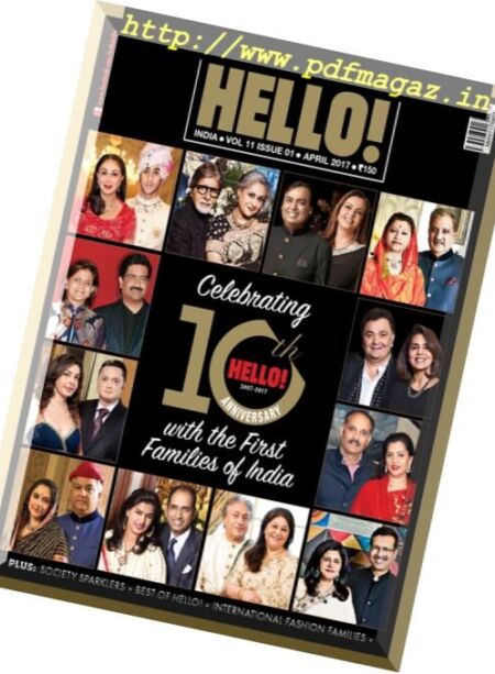Hello! India – April 2017 Cover