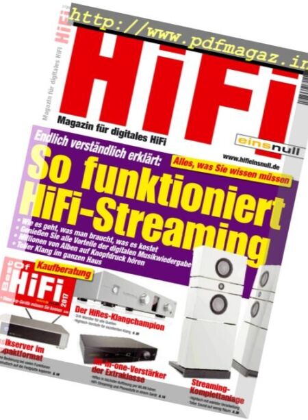Hifi Einsnull Germany – Mai-Juni 2017 Cover