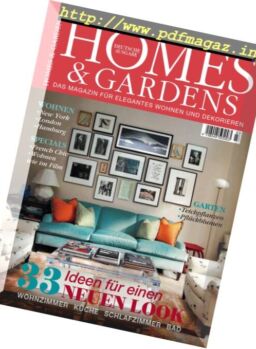 Homes & Gardens Germany – Mai-Juni 2017