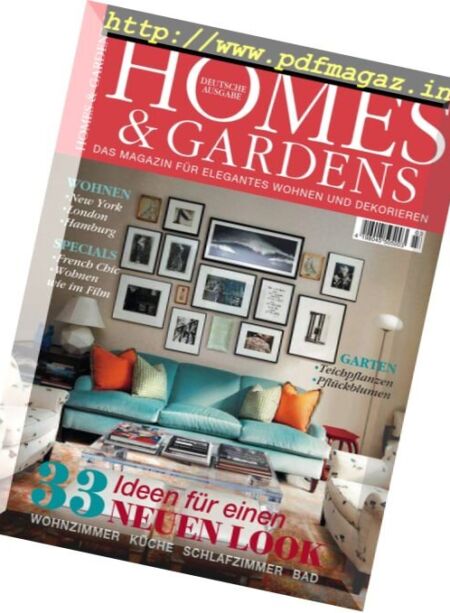 Homes & Gardens Germany – Mai-Juni 2017 Cover