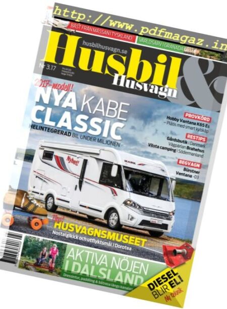 Husbil & Husvagn – Nr.3, 2017 Cover