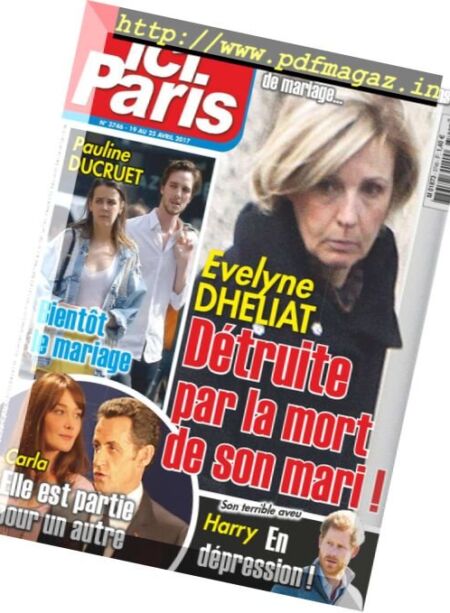 Ici Paris – 19 au 25 Avril 2017 Cover