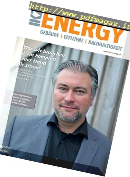 IKZ Energy – Marz 2017 Cover