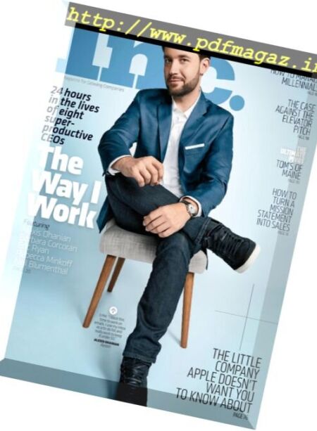 Inc. Magazine – April 2017 Cover
