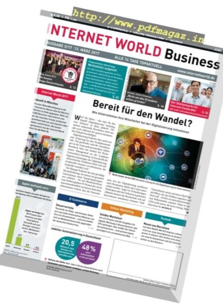 Internet World Business Germany – 13 Marz 2017 Cover