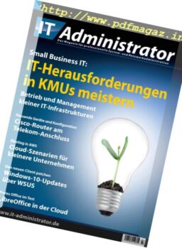 IT-Administrator – April 2017