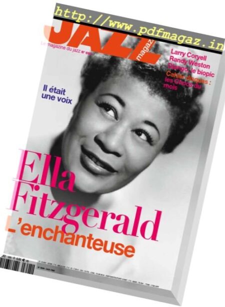 Jazz Magazine – Avril 2017 Cover
