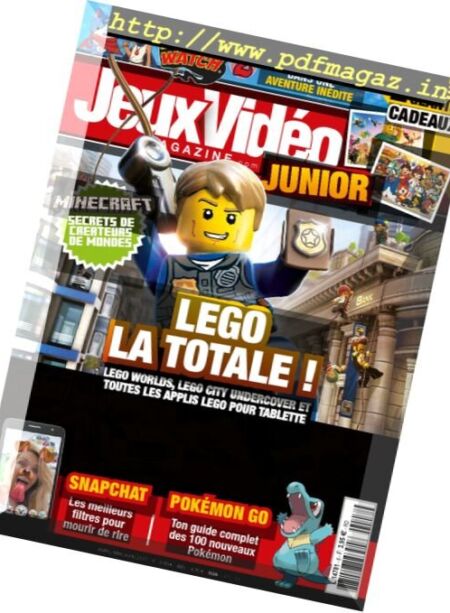 Jeux Video Magazine Junior – Avril-Juin 2017 Cover