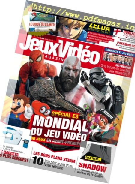 Jeux Video Magazine – Mai 2017 Cover