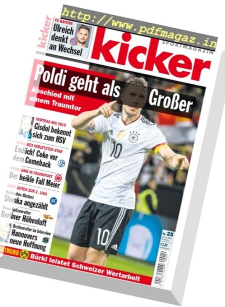 Kicker – 23 Marz 2017 Cover