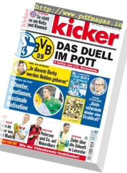 Kicker – 30 Marz 2017