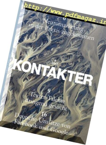 Kontakter – Nr.6, 2017 Cover