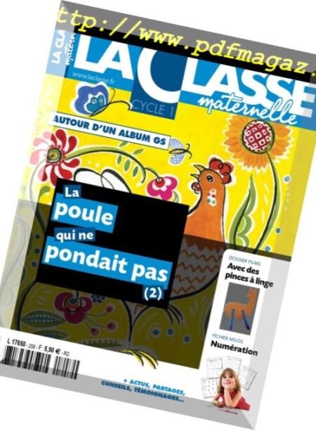 La Classe Maternelle – Avril 2017 Cover