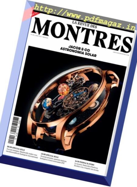 La revue des Montres – Avril 2017 Cover
