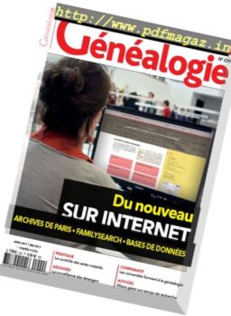 La Revue Francaise de Gwnealogie – Avril-Mai 2017