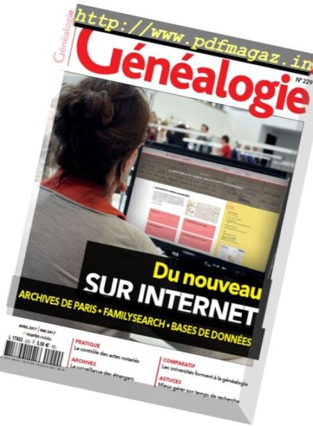 La Revue Francaise de Gwnealogie – Avril-Mai 2017 Cover