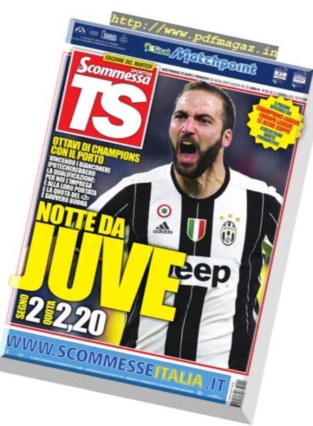La Scommessa TS – 21 Febbraio 2017 Cover