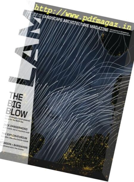 Landscape Architecture Magazine USA – April 2017 Cover