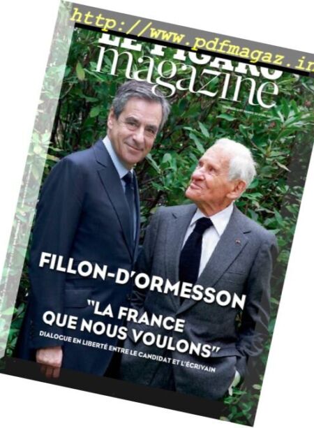 Le Figaro Magazine – 21 Avril 2017 Cover