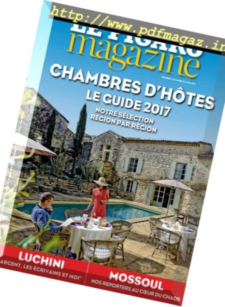 Le Figaro Magazine – 7 Avril 2017 Cover