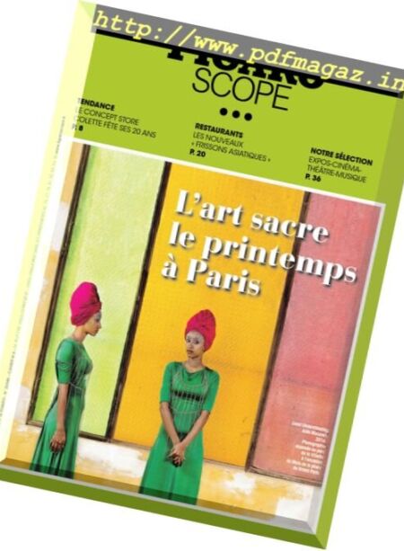 Le Figaroscope – 15 Mars 2017 Cover